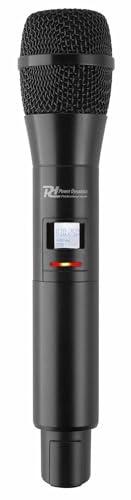 Power Dynamics PD632HH Microfono Inalambrico Dinamico de Mano, Microfono Inalambrico UHF para Serie PD632, Micro para Cantar, Microfono Reuniones, Microfono Conferencia Inalambrico