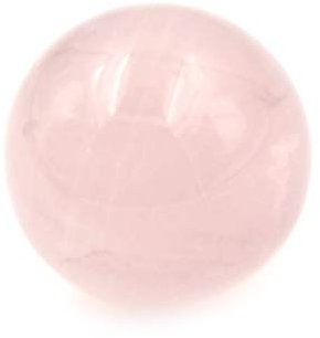Boule Décorative 20 mm Guérison Cristal Naturel Rose Rose Quartz Gemstone Boule Sphère Collection Boule pour Jardin