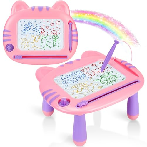 Toddler Toys,Toys for 3-4 Year Old Girls,Magnetic Drawing Doodle Board for Toddler 3,Learning Educational Baby Kids Toy for 3 4 5 6 Year Old Girl,Christmas Birthday Gifts