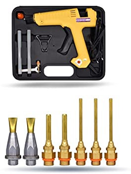 Pistolet à colle chaude, Pistolet à colle thermofusible professionnel 250W avec trousse à outils buse en cuivre pur température réglable utilisation haute puissance bâton de colle 11mm(SET-4,TYPE_250W