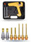 Pistolet à colle chaude, Pistolet à colle thermofusible professionnel 250W avec trousse à outils buse en cuivre pur température réglable utilisation haute puissance bâton de colle 11mm(SET-4,TYPE_250W