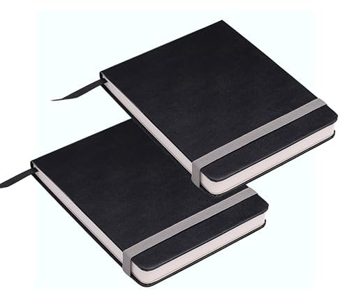 DynamiX Aquarellpapier Hardcover 2er Blockset, 30 Seiten pro Block,300g, Säurefrei, Künstlerqualität, Aquarellblock ideal für Aquarell, Tusche, Acryl, Gouache (2 x Groß (16,5 x 12,5 cm)