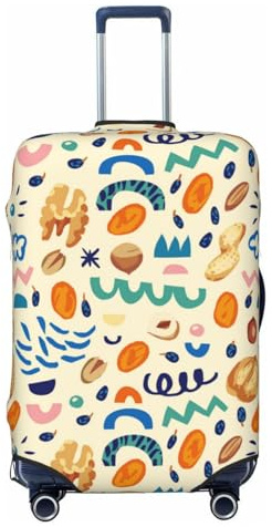 Peanuts 8 Reisegepäckhüllen – Elastische Kofferabdeckungen Schutz für Gepäck 45,7 - 81,3 cm, Schwarz, Small