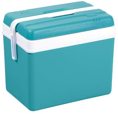 Kühlbox Passiv 35L – Tragbare Isolierbox ohne Strom, Campingbox für Auto, Picknick & Strand – Kompakte Eistruhe mit Deckel – Kamai Coolbox (blau)