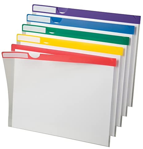 Pendaflex Poly Index Folders, 10 Pack, Letter, Assorted (50981EE)