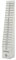 hedue® Messkeil S600 - Messung von Unebenheiten, Neigungen und Spalten, aus Aluminium, mit Messbereich 1-20 mm, Ablesung 1 mm