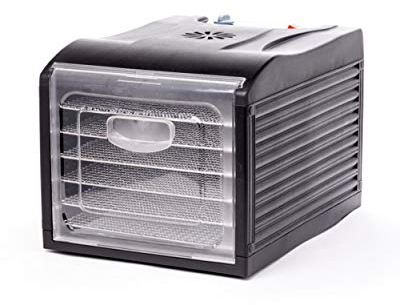 SousVideTools Dörrautomat mit 6 Fächern | Herausnehmbare und spülmaschinenfeste Edelstahlschalen | Gewerbliche Dörrautomaschine | Ideal zum Trocknen von Obst, Fleisch und Gemüse | (SVT-12003)