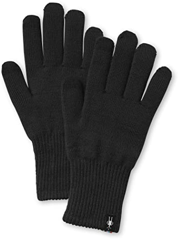 SmartWool Liner Glove, Black, Medium
