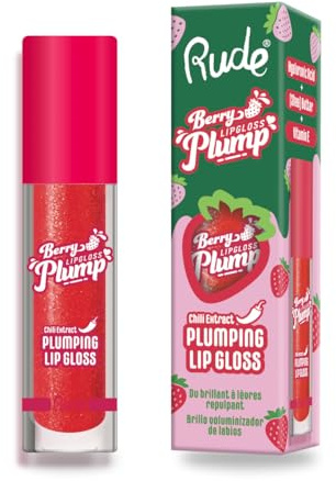 Gloss Repulpant Berry Plump - Strawberry - Rude Cosmetics - Accueil - 38302 - Strawberry