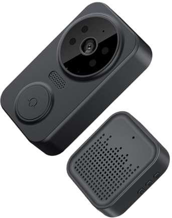 BEALIFE Vídeo de Control de acceso de protección de seguridad con funcionalidad de intercomunicador, cierre de puerta eléctrico de plástico, puerta de Control de acceso, Negro