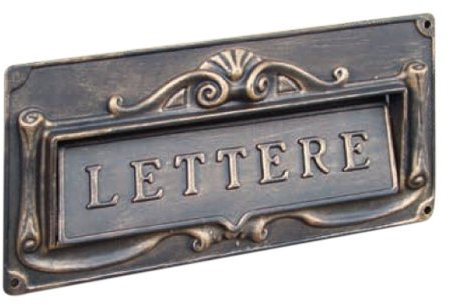 CASSETTA POSTALE BUCA PER LETTERE TECHNOMAX AZALEA IN ALLUMINIO A INCASSO