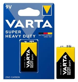 VARTA Confezione da 10 blister da 1 batteria Saline Superlife 2022 9 V E-Block 6F22