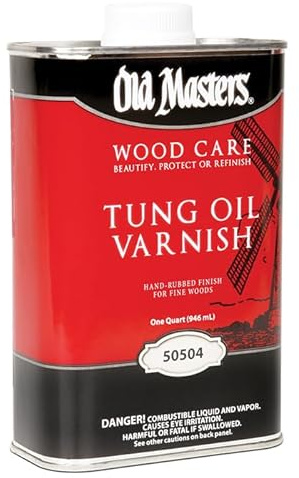 6-Pack of 1 qt Old Masters 50504 Old Masters Tung Oil Varnish
