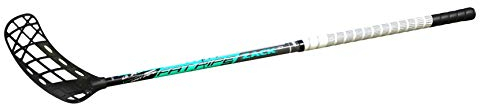 FAT PIPE Floorball Schläger Unihockey Stock Zack 27 Bone Coral Green - IFF Zertifiziert, mit Bone Schaufel/Kelle (rechte Hand Oben am Schläger, sogenannter Linksausleger, 101)