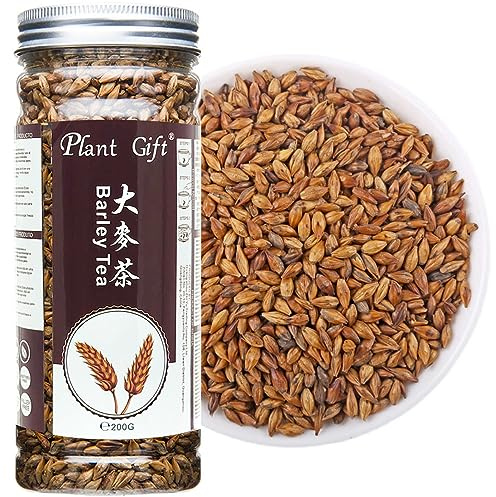 PlantGift BarleyTea 200G/oz 大麦茶 Rostat kornte, mugicha te, koffeinfria, sockerfria, hjälp matsmältning, brinnande fett