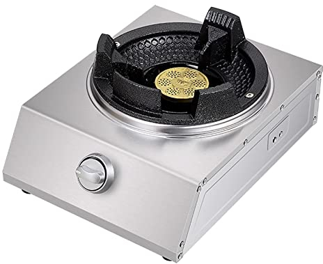 Stufa A Gas Commerciale In Acciaio Inox A Gas In Acciaio Inox, Stufa Grande 40W NG / GPG. Stufa Stufa Da Campeggio All'aperto Con Pomelli For Bambini E Piedi Antiscivolo For Campeggio E Viaggi Casa Cu