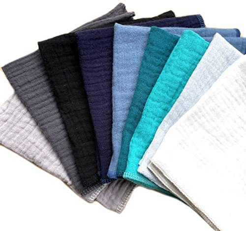 Taschentücher aus Musselin | Wiederverwendbar | waschbar | Umweltfreundlich | Viele Farben zur Auswahl | Handmade by Manufactica®