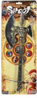 BigBuy Carnival-S1132327 Hache, S1132327, Multicolore