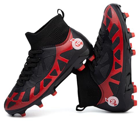 WOwallet Kinder Fußballschuhe für Jungen & Mädchen – Outdoor Sportschuhe, Trainings-Sneaker, Fußballstiefel für Fußball, Baseball & Softball