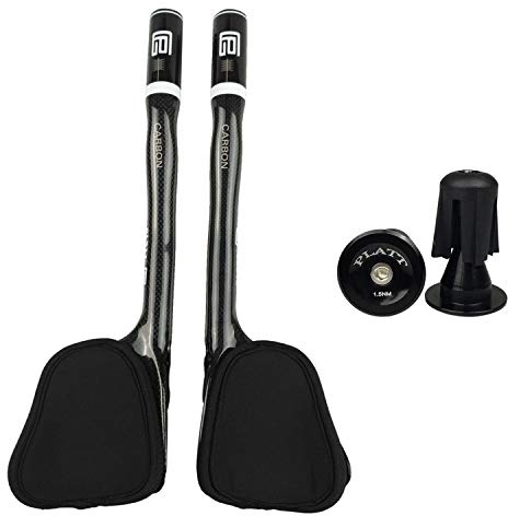 PLATT Triathlon Guidon 3K Carbon Repos V¨¦lo Prolongateur Aero Bar Tri Barres pour VTT Cyclisme V¨¦lo Route,31,8mm