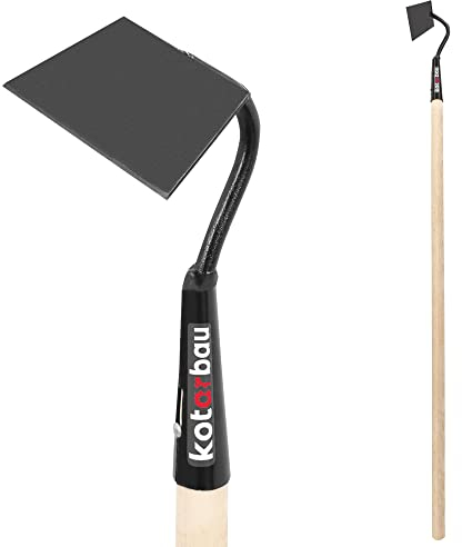 KOTARBAU® Azada de Metal, Azada binadora para jardinería, Azada para mullir, trasplantar y desherbar, Herramientas de jardín para Tierra, Azada para escardar, Quitar Las Malas Hierbas