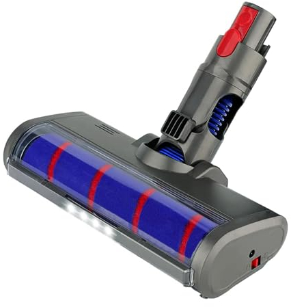 Fictezlove Softroller Bürste für Dyson V7 V8 V10 V11 V15 Kabellosen Staubsauger, Elektrischer Bodendüse Weich-Reinigungsbürste Bodenwerkzeug für Dyson V7 V8 V10 V11 V15
