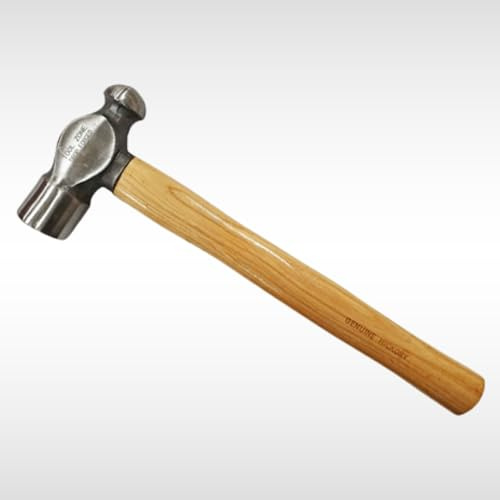 Dunnet Tools Hammer 32oz Ball Pein Hammer with Wooden Handle – Compact Engineers Mallet-Style Tool for Ball Pein Metalwork, Riveting, Crafts & Workshop Use