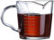 Dual Pour Spout Measuring Cup Coffee Jigger Measuring Tool Barista Measuring Cup Heat-Resistant Glass Measuring Cup Jigger For Coffee Double-mouthed Ounce Cup Small Milk Cup With Scale 1Pcs 70ml