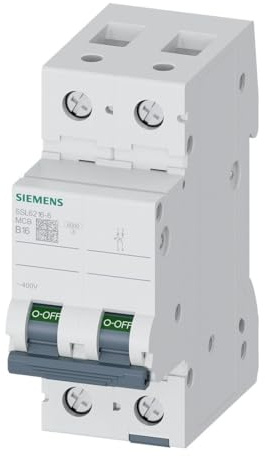 Siemens 5sl6 – Automatico Magnetotermico 400 V 6 KA 2 poli B 16 A