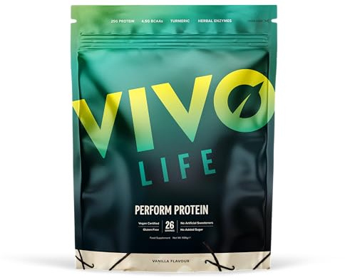 Vivo Perform Raw Plant Madagascan Vanilla Protein and BCAA Powder