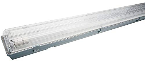 Mueller-Licht Aqua-Promo LED-Feuchtraum-Wannenleuchte LED G13 36W Neutralweiß Grau