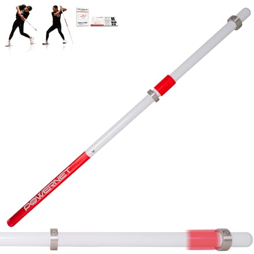 PowerNet Combo PVC/Click Stick Softball & Baseball Swing Trainer Austauschbare Baseball Schlagtrainer PVC Trainingsschläger für Drills, Schläger Geschwindigkeit Trainingsgeräte