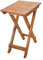 Casa Moro Klapptisch Bergamo Gartentisch recyceltes Teak Holz für Küche, Wohnzimmer, Blakon, Terrasse, Gartenmöbel Holztisch 60x45x80 cm