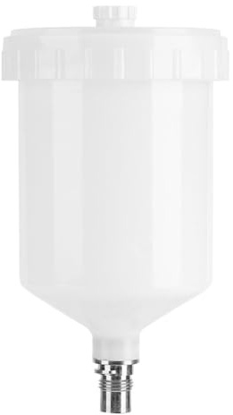 Roundsky 600 ml, 18 cm x 10 cm, in plastica Hvlp per spruzzatore Coppa Connettore Jet Spruzzatore
