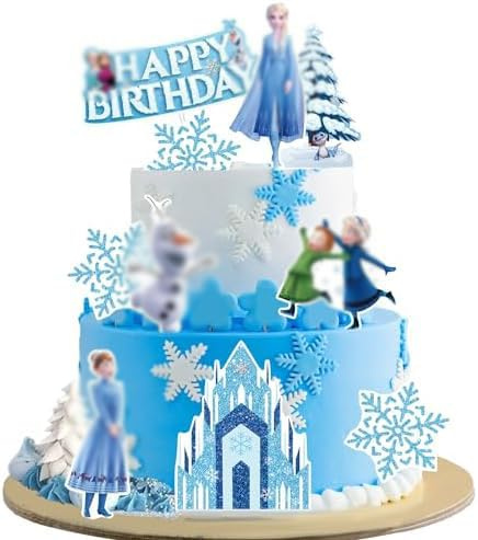10 pezzi Principessa Figure Decorative, Topper Torta Cupcake Toppers, Decorazione Torta per Ragazza, Compleanno Cartone Animato, Natale Cake Topper