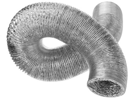 Inscrip Tuyau de conduit de ventilation - 5 m - Diamètre : 65 mm - 5 m - Tuyau flexible pour ventilateur d'extraction, salle de bain, cuisine, chauffage diesel