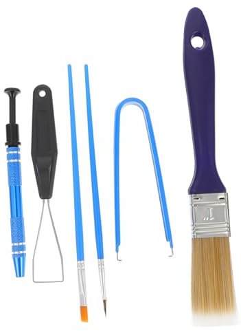 UKCOCO 1satz -reinigungsset Mit Anti-Static Pinsel Und Tastenkappen-abzieher Für Mechanische Tastaturen Geeignet Effektiven Von Elektronik Und Computerzubehör