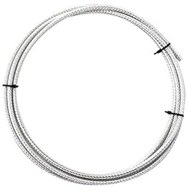 DONGLING Cykelbromskloss 300 cm gör-det-själv flätad Slick Lube Bike växelrörelse shift broms kabel hölje linje kit för mountainbike cykel bromskabel (silver shift Cable)
