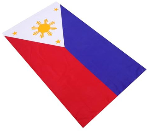 Toyvian Drapeau Philippin 3X5 Pieds pour Jardin Décoration Extérieure à la Décoloration et Solide pour Nationales et Événements Spéciaux