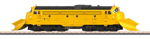 Diesellokomotive mit Schneeräumer