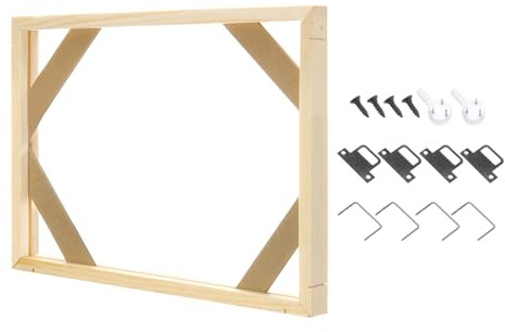 PATIKIL 8x12 inch Canvas Stretcher Bars, DIY Removable Wooden Splicing Canvas Frames Kit for Oil Paintings Poster Picture Photo, Arts Accessory, Paint by Numbers