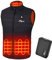 Heated Vest for Men with 4 Heating Zones Heated Body Warmer 3 Adjustable Temperature Heated Gilet with Power Bank Sleeveless Electric Heated Jacket