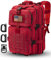Hannibal Tactical 40L MOLLE Assault-Pack, taktischer Militär-Rucksack, Armee, Camping, 3-Tages-Pack, Rot/Ausflug, einfarbig (Getaway Solids), Taktisch