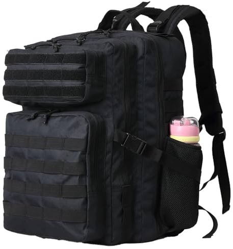 CINGHI LUSSO Tactical Backpack 50L Rucksack for Men Military Backpack Mens | Travel Backpack With Bottle Holder Survival Bag Back Pack Men's Hiking Rucksack