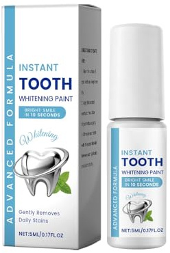 Pintura Blanqueadora Instantánea para Dientes,Gel Blanqueador de Dientes,Adecuado para Dientes Sensibles,Seguro y Eficaz para Hombres y Mujeres,5 ML