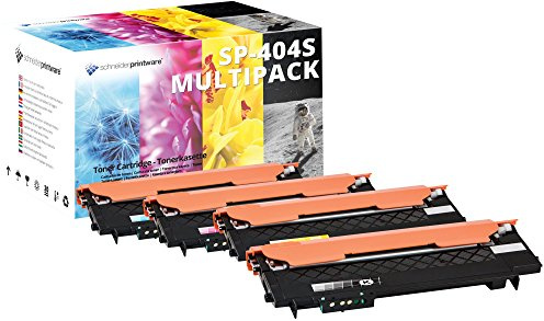 4 Schneider Printware Toner | 50% höhere Druckleistung | kompatibel zu Samsung CLT-Y404S CLT-C404C CLT-K404S CLT-M404S CLT-P404C für Samsung Xpress C430 C430W C480 C480FN C480FW C480W