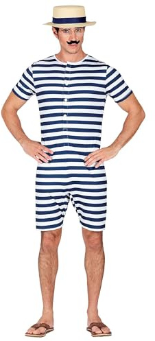W WIDMANN MILANO Party Fashion - Costume de maillot de bain rétro, années 20 et 30, déguisement pour carnaval