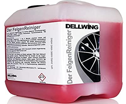 DELLWING Der FelgenReiniger Anwendungsfertig 2,5 L – Geeignet für behandelte Alufelgen & Stahlfelgen – Nur 1-5 Minuten Einwirkzeit