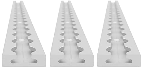 lasiprofi Airlineschiene eckig, gebohrt, 500 mm | Zurrschiene | 50 cm | kompatibel mit Fittingen | Silber eloxiert | für Transporter, Wohnwagen, Sprinter UVM. | Aluminium | 0,5 m