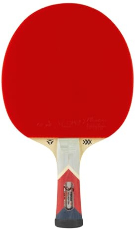 Tibhar Powergrip Red Edition Raquette de tennis de table avec autorisation ITTF